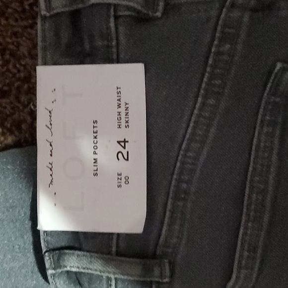 Made and Love LOFT High Waist Gray Jeans - Picture 5 of 8
